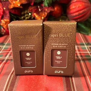 🔥Capri Blue Tinsel & Spice Pura Smart Home Plug-in Diffuser Refills – Sea…
